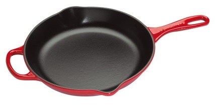 Le Creuset ronde skillet 23 cm kersenrood - afb. 1