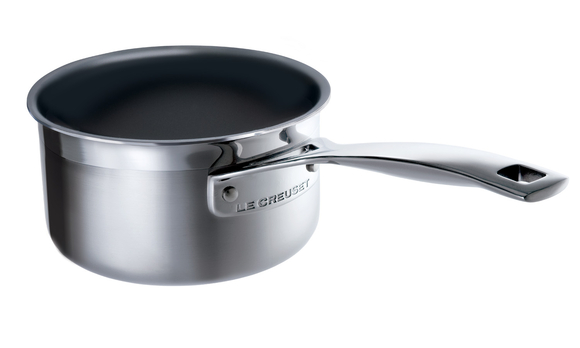 Le Creuset Magnetik steelpan antikleef 14 cm 1,3 ltr - afb. 1