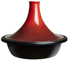 Le Creuset tajine 35 cm kersenrood